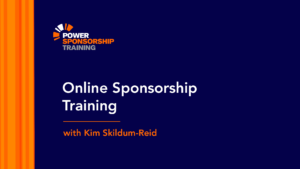 online sponsorship training with Kim Skildum-Reid