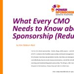 what every cmo needs to know about sponsorship cover